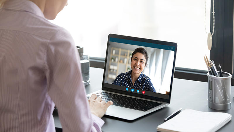 Video Conferencing Job Interview